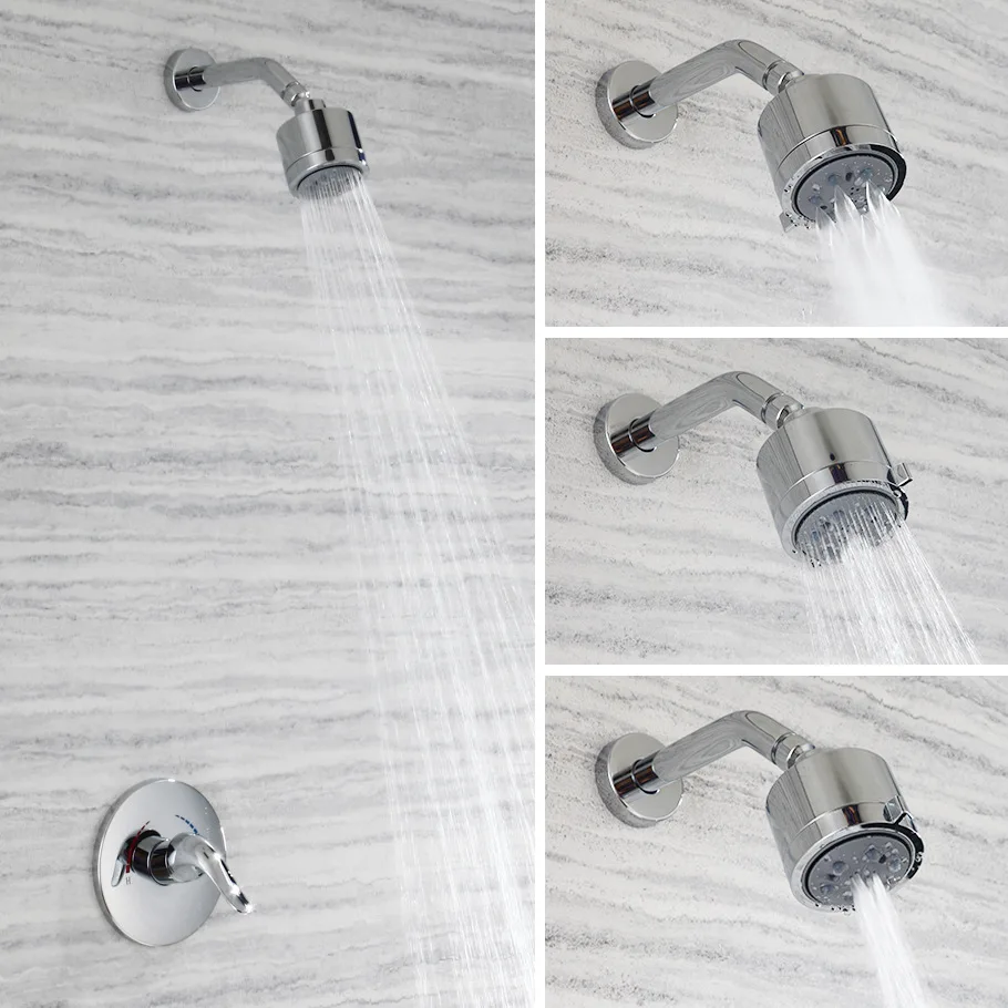 

Concealed Shower Set Hotel Clubhouse Tap Wall-in Multi-function Shower Nozzle AL1002