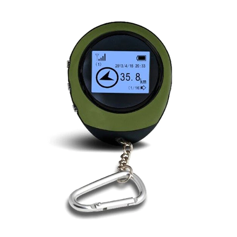Lixada PG03 Mini Récepteur GPS Navigation Localisateur Extérieur Portable USB Rechargeable avec Boussole pour Les Voyages Sportifs en Extérieur