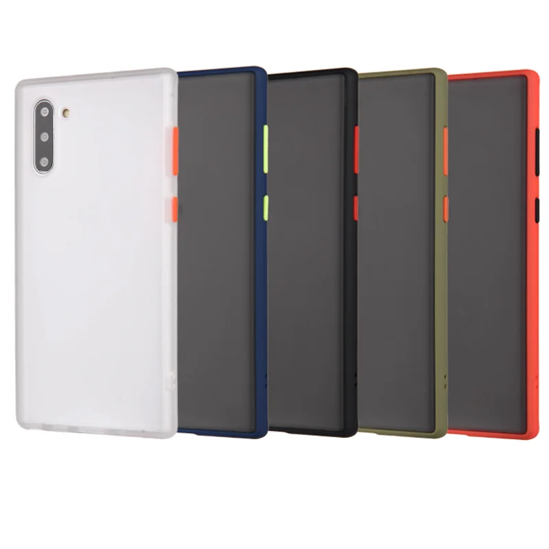 Transparent Shockproof Matte Case For Samsung Galaxy A91 A81 A51 M21 Note 9 10 Pro M10 A10 A20 A30 A50 A70 A80 A90 S Back Cover | Мобильные