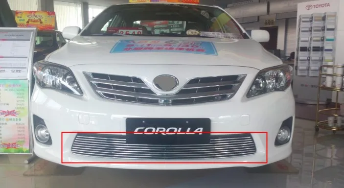 1 шт. алюминиевая решетка для Toyota Corolla Altis 2011 2012 2013|racing grill|grill frontfront grill |