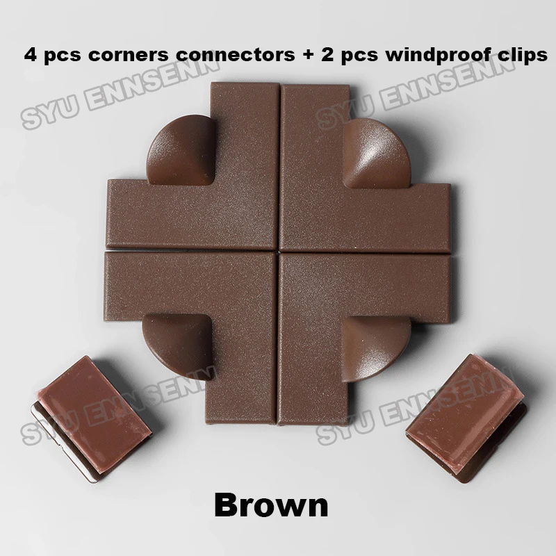 咖啡色四角配件