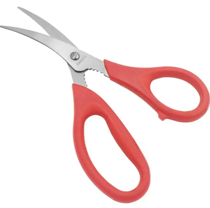 100円クーポン有 送料無料 ステンレス製引き切り型キッチンはさみ ふた開け付 分解 丸洗い おしゃれ 一人暮らし 魚 鶏肉 カニバサミ ねぎ 肉 ギザ刃加工 キッチンバサミ 持ちやすい カニ足 パック食材 ハム ハサミ 鋏 調理器具 国産 日本製 アウトドア Jinglin