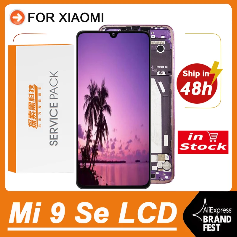100% оригинальный сменный AMOLED дисплей 5 97 дюйма для Xiaomi Mi 9 Se ЖК-дисплей сенсорный