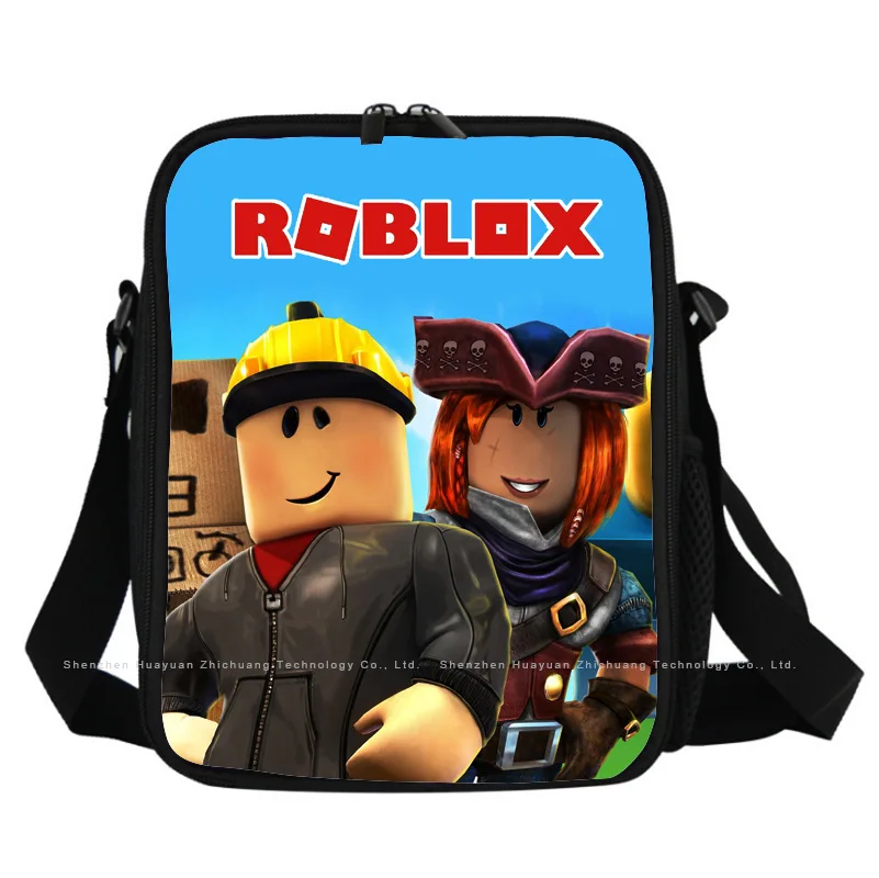 Roblox игровой дизайн Ланч-бокс водонепроницаемый портативный изолированный ланч-мешок сумка для еды сумка для пикника Сумка для ланча для женщин и детей - Цвет: F