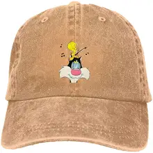 Мультфильм анимация Винтаж ковбой бейсболки Дальнобойщик шапки Серый