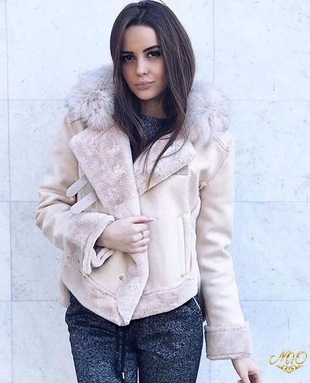 Зимнее женское пальто из искусственного меха, модная роскошная женская теплая меховая куртка, бархатное плотное пальто из искусственного меха, женская верхняя одежда, однотонное пальто