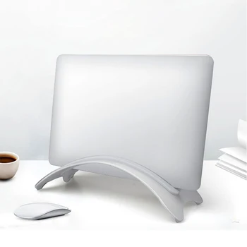 

Laptop Stand Vertical Aluminum Alloy Erected Holder Base For Macbook Pro Air