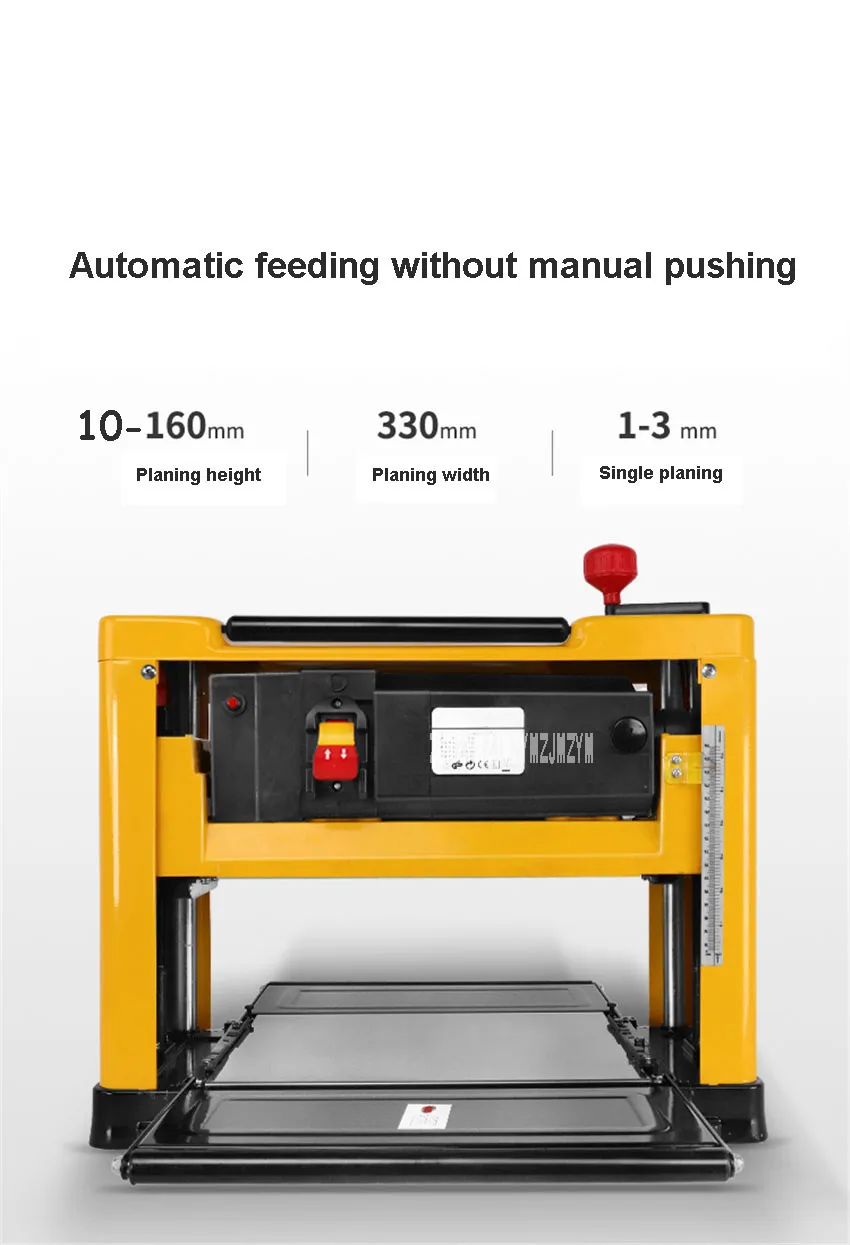 M1B-LS-3301 Электрический строгальный станок по дереву Многофункциональный 13-дюймовый деревообрабатывающий строгальный станок мелкая бытовая