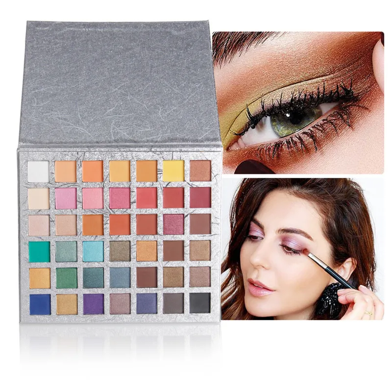 42 Colors Eyeshadow Pallete Glitter High Light Eye Shadow Matte Naked Color Long Lasting Makeup |