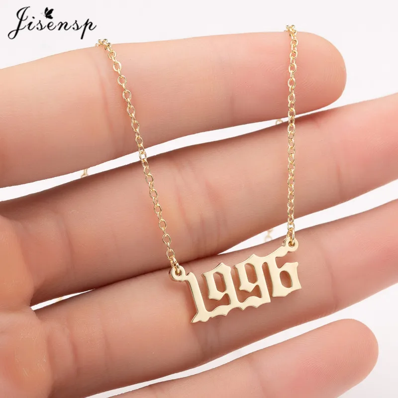 Number Necklaces For Women Custom Year 