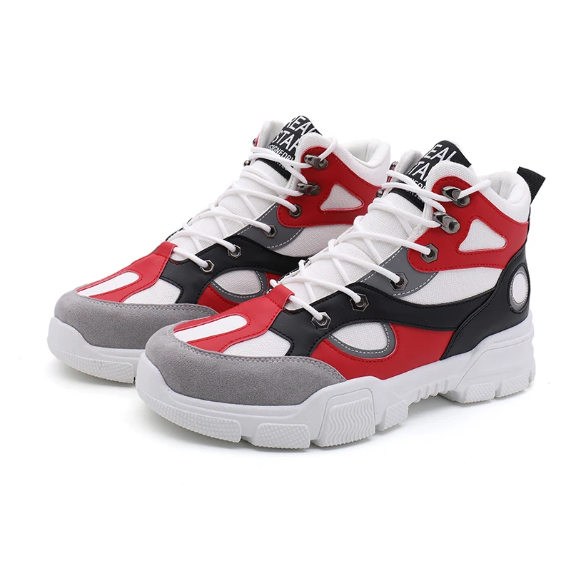 

2019 High Top Reflective Canvas Men Boot Breathable Autumn Men Casual Shoes Cheap Winter Boot For Men Atheletic Walking Shoes