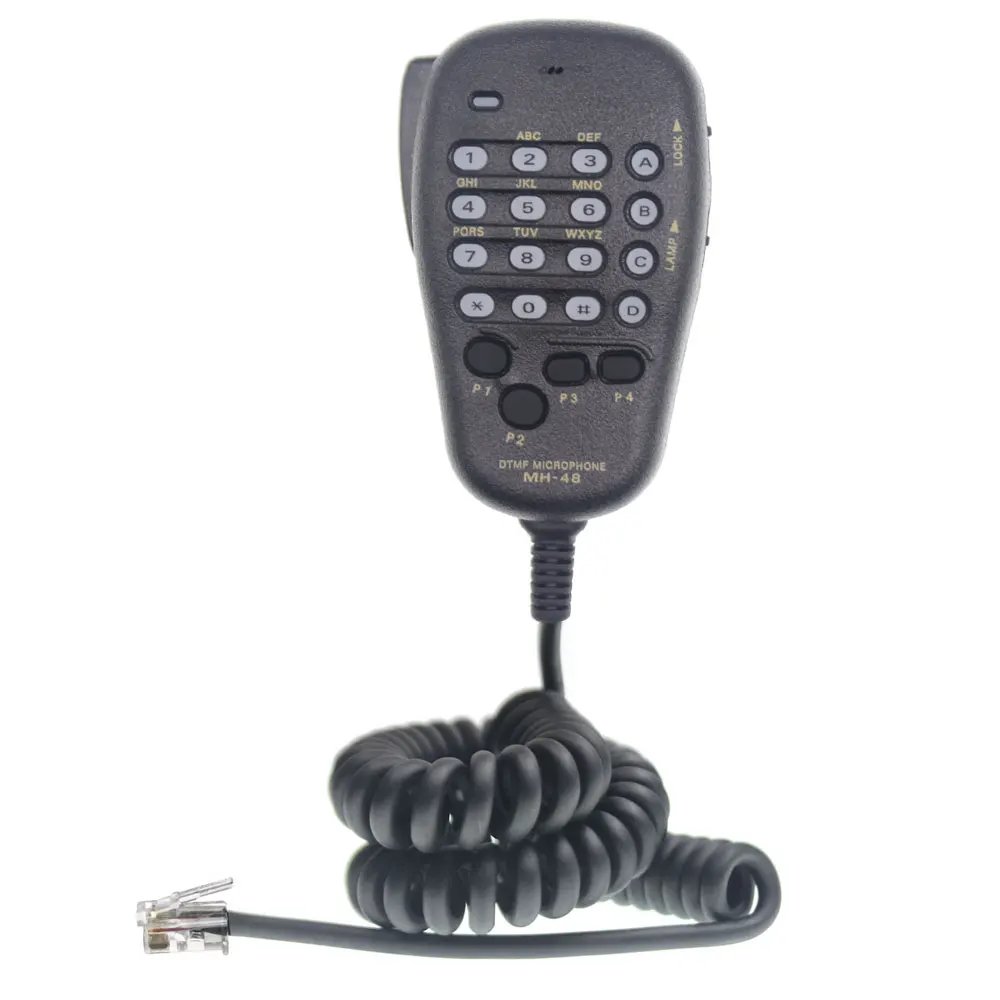 Micrófono Con DTMF Y Cable De 6 Pines Para Radios Yaesu FTM-100DR, FT-7900R, FT-8900R - Repuesto Genérico