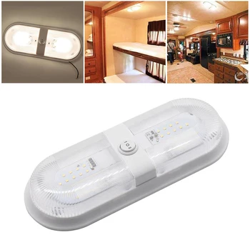 

12V 48 LED Dome Light Ceiling Lamp with Switch Caravan Accessories for RV Marine Boat Yacht Camping Car Motorhome Trailer 560LM