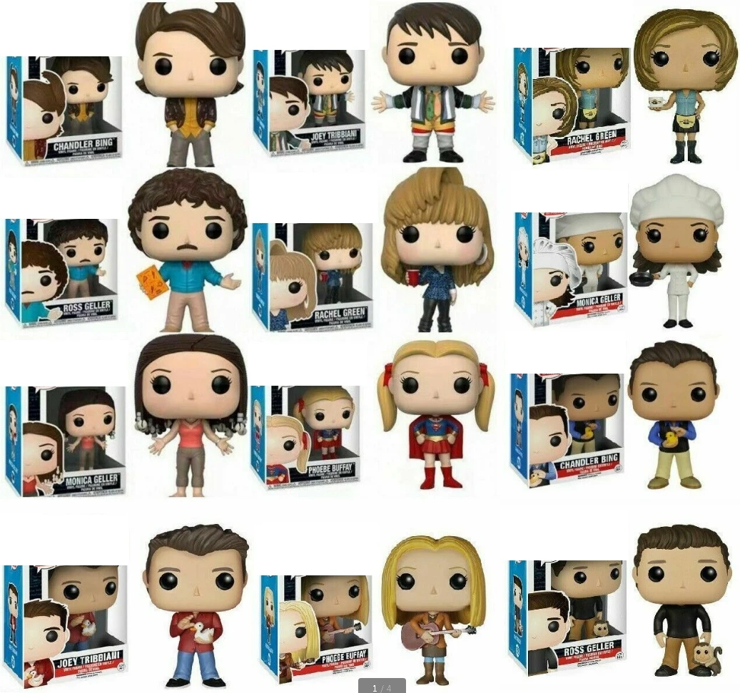 Фигурки FUNKO POP NEW FRIENDS THE TV SERIES тематические Фиби Баффи #266 с гитарой Моника Геллер #263