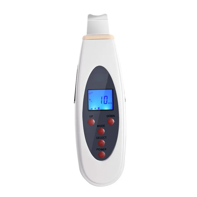  Electronic Facial Scrubber Ultrasonic LED Electronic Beauty Device Shovel Skin Pores Cleaning Face  - 4000469080563