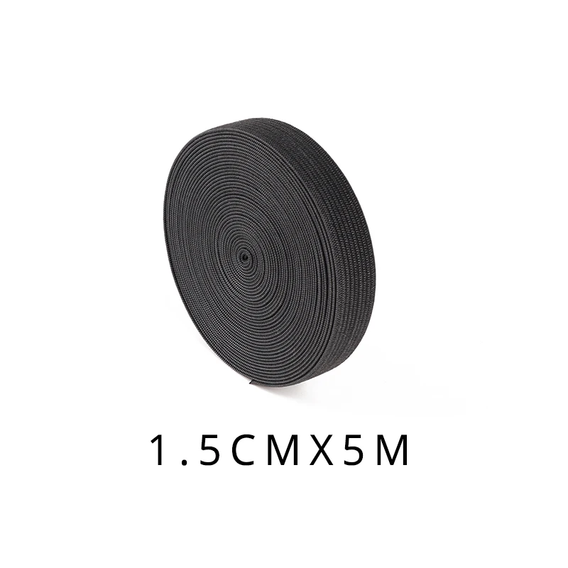 1.5cm width 500cm Plussign пружинистая эластичная тесьма для шитья парика эластичная лента s Thicking нейлоновая тесьма отличная Растяжка Швейные щипцы для обжима капсюлей-детонаторов 5 м - Цвет: 1.5cm width 500cm
