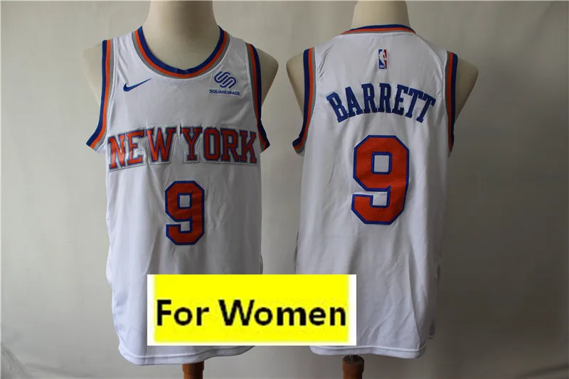 5 Женщин baskeball Нью-Йорк#9 R.J. Barrett Майки - Цвет: 5