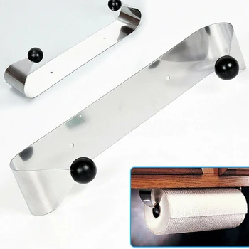 

Stainless Steel Long Roll Paper Suction Cup Rack Wall Mounted Towel Holder Toilet Paper Holder Roll Holder Storage Shelf Rack