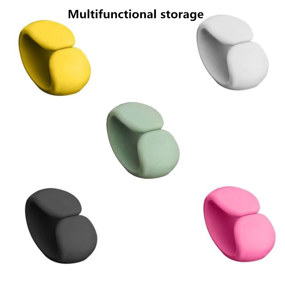 

Fixed Storage Data Line Organizer Round Clip Cable Winder Organizer Simple And Multifunctional Storage