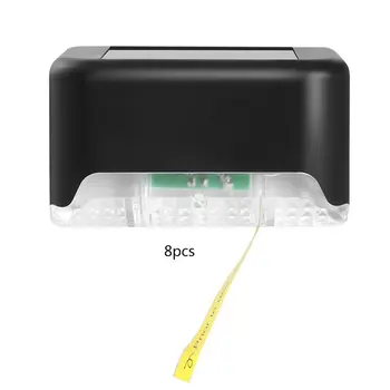 

Led Wall Lights Garden Fence Lights Plastic Waterproof Landscape Courtyard Solar Staircase Lights 1/4/8 Pieces