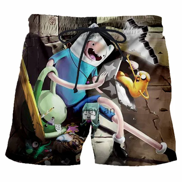 3D abenteuer zeit druck sommer mode хип-хоп тренд herren kleidung/frauenstrahose шорты Последние Harajuku шорты