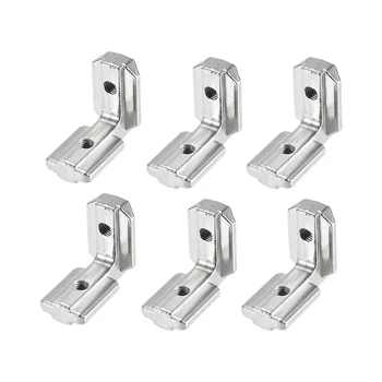

uxcell Interior Joint Bracket, Inside Corner Connector 4040 Series Slot 8mm, 6 Pcs
