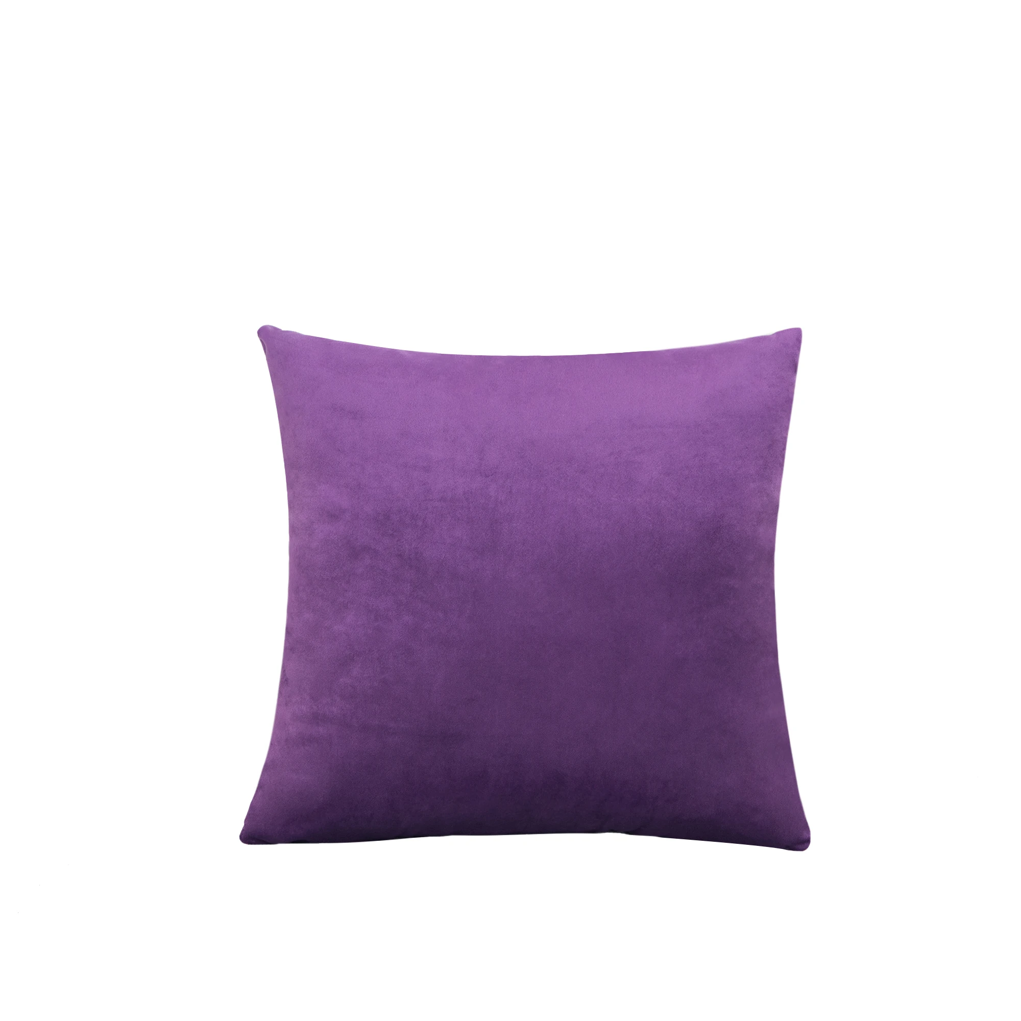 J Solid Color Velvet Cushion Cover Candy Color Throw Pillow Case For Sofa Car Home Decorative Pillowcase Pillow Cover Decoration