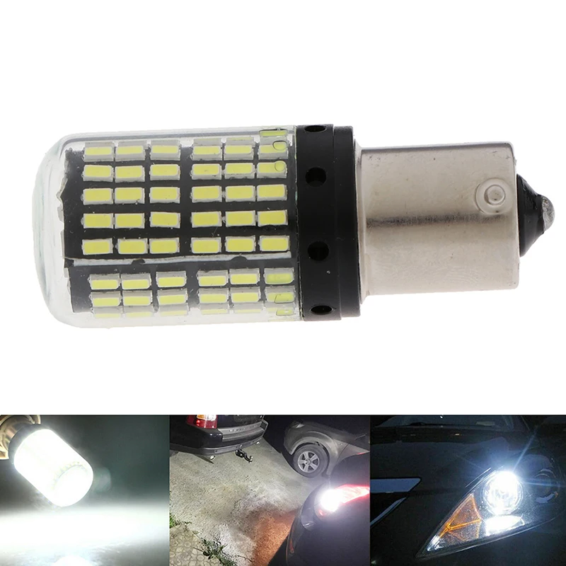 1 шт. светильник воротный сигнал 3014 144smd CanBus S25 1156 BA15S P21W LED BAY15D BAU15S PY21W Lamp T20 7440 W21W W21/5W