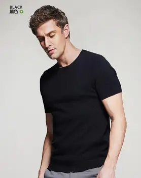 

2020 NEW HIGH quality Men Solid color Short sleeve O-neck T-shirt black grey z01