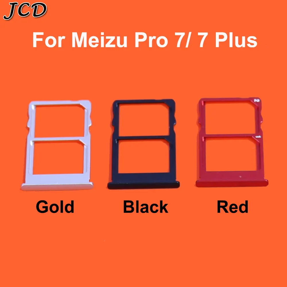 JCD новый держатель слота для SIM карты Адаптеры Meizu Pro5/Pro6 Pro 6S/Pro 7 7plus запасные части