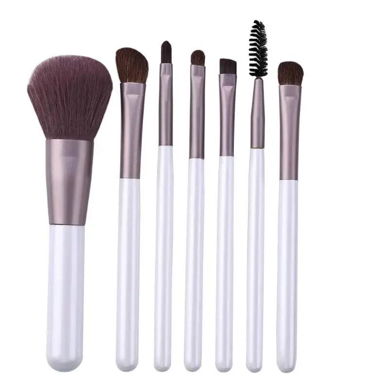 

7pcs Cosmetic Pen Tools Makeup Brushes Set Eye Shadow Eyelash Eyebrow Brushes Pro Beauty Brush Make Up Brushes
