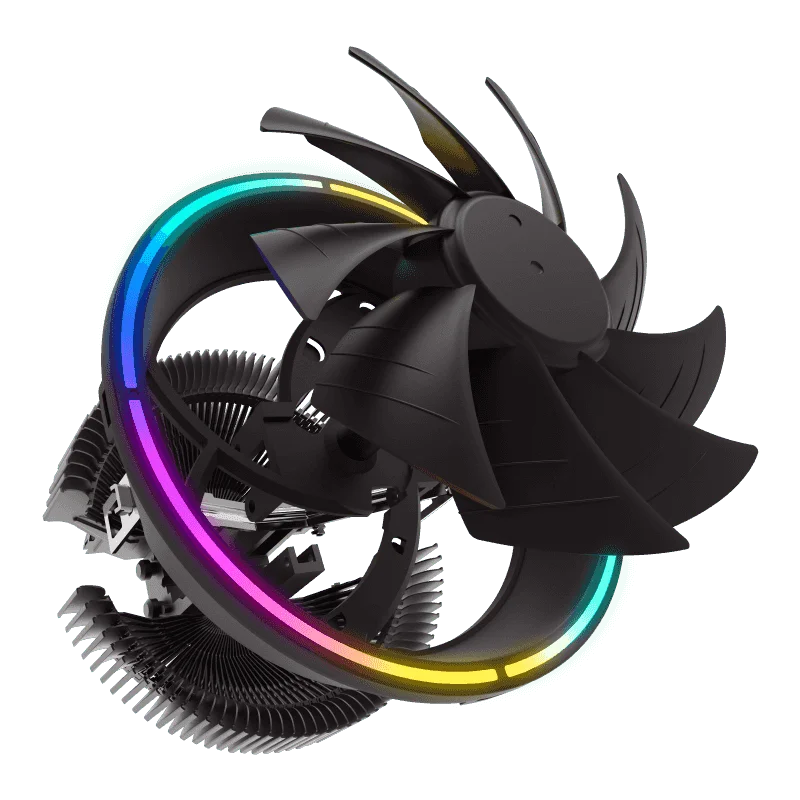 Кулер для процессора GameMax RGB кулер охлаждения ЦП 3pin 4pin PWM Intel LGA 775 115x1366 AMD AM3 AM4 ПК