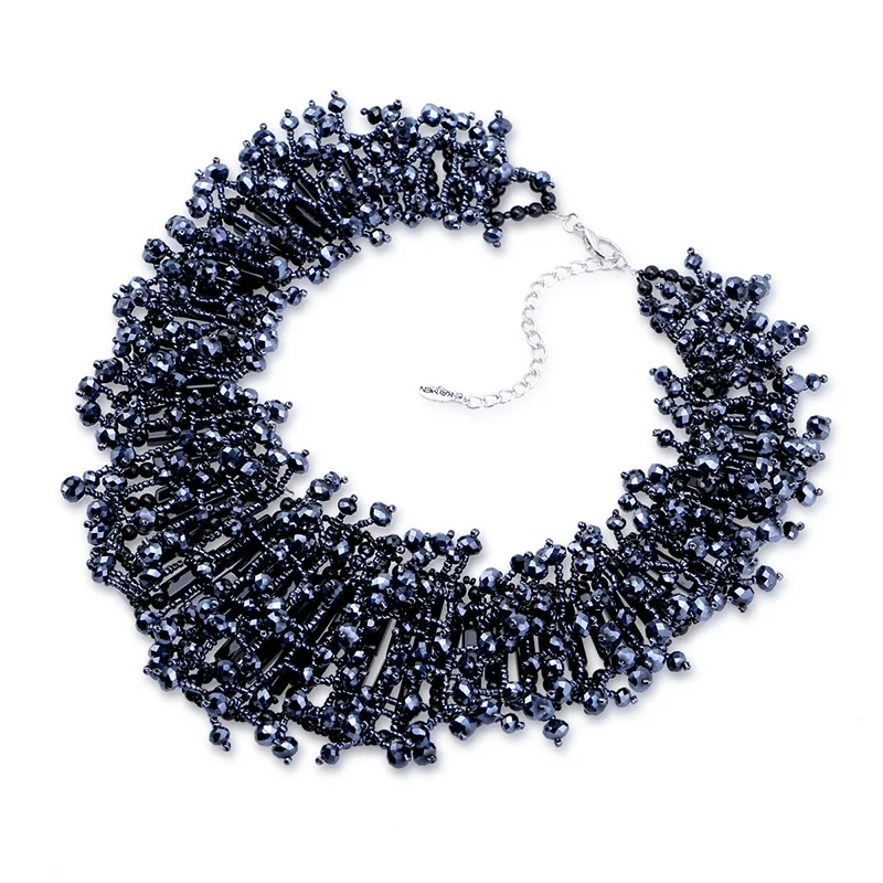 beads statement necklace (7)
