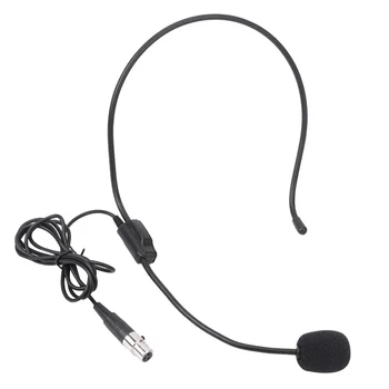 

Mall Reduce Noise Head Wear Signal Transmitter Waist Mounted TA3F Plug XLR 3 Pins Mini Headset Microphone Studio For Speaker
