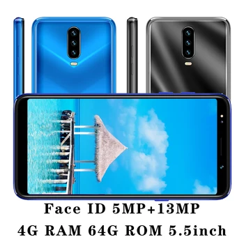 

Smartphone M40 4GB RAM 64GB ROM 5.5" Mobile Phone 13MP Quad core Face ID Cellphone Android celulares unlocked Bluetooth earphone