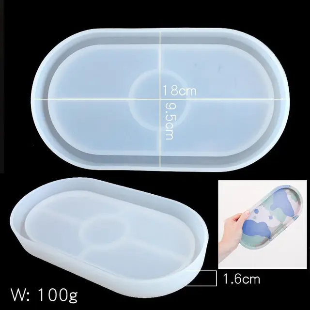 Various Design Silicone Pallet Molds Hexagonal Coaster Molds Heart-shaped Round Square Oval Concrete Pallet Molds A  mold