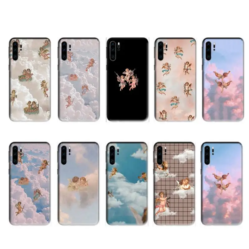 Чехол с изображением ангелов для Huawei P30 P40 P20 Pro Mate 10 20 30 Lite P Smart Y7 2019 Plus Nova 5t |