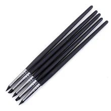 5 шт. зубная щетка Зубы силиконовая щетка Зубы пятновыводитель дизайн ногтей, ручка с кисточкой стоматология отбеливание зубов инструмент Стоматологическая Смола щетка