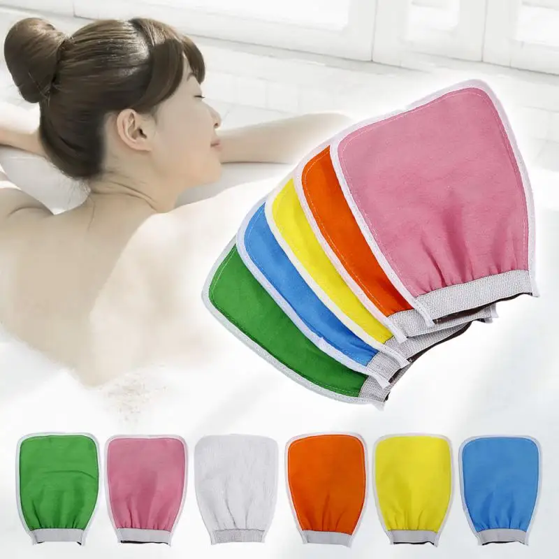 1 шт. двусторонние мягкие перчатки для душа и лица | Красота здоровье