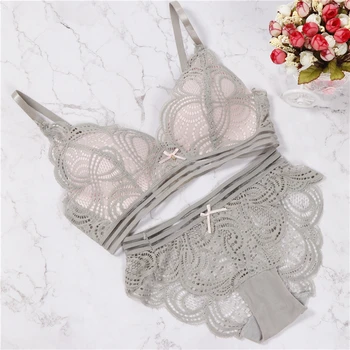 

2020 NEW fashion underwear women wireless bra set push up bra lingerie sets soft underwear women brand sexy bra and panty sets
