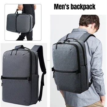 

Anti-theft Men's Business Backpack 15.6-inch Laptop Handbag Outdoor Travel Waterproof Messenger Bag Student School Bag