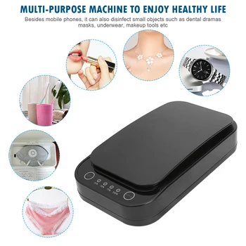 

Portable UV Disinfection Box USB Powered Phone Mask Ultraviolet Sterilizer Germicidal Case Multifunctional UV Sterilizer Box New