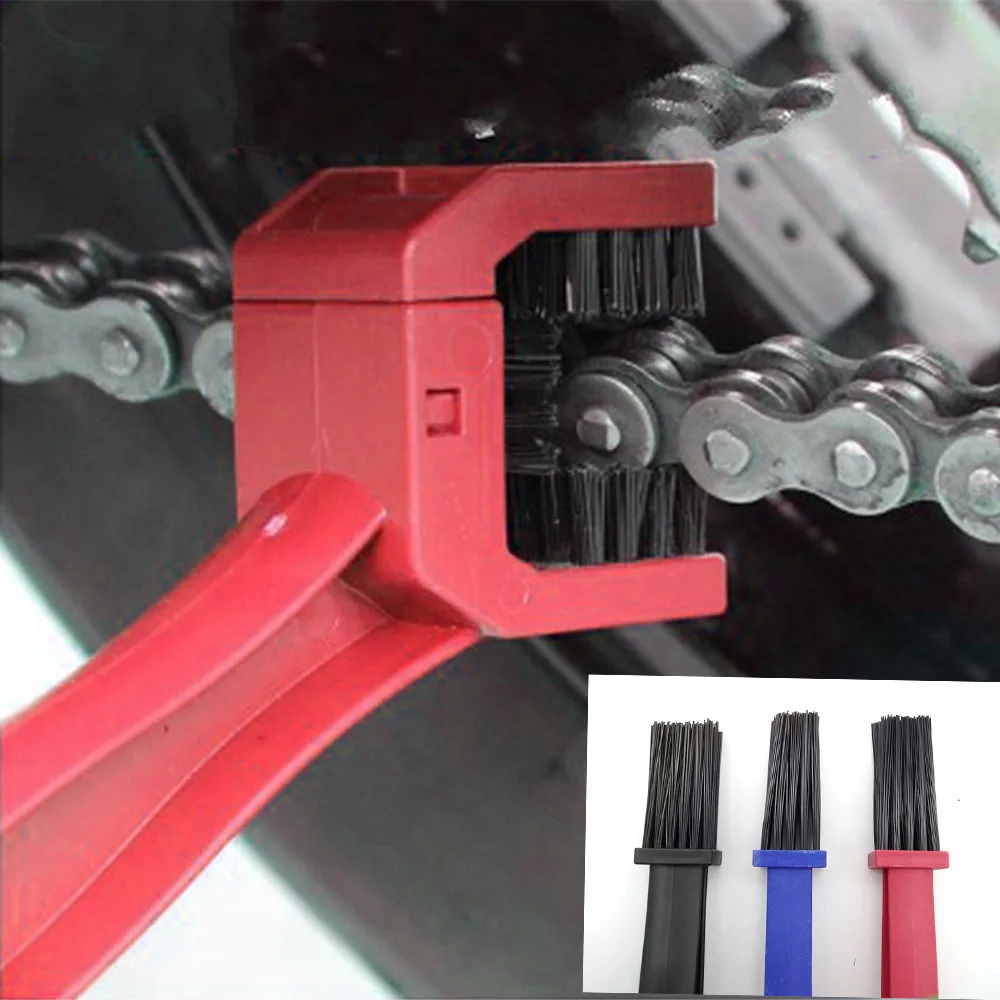 Motorcycle Chain Brush Cleaner Plastic Bike Bicycle Moto Chain Cleaner Outdoor Scrubber Tool For Triumph Tiger 900 Rally Pro