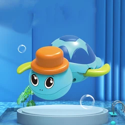 Jouet aquatique classique pour bébé, tortue de dessin animé, 1 pièce, jouet de bain pour bébé, jouet de bain, horloge enroulée, OO50G 