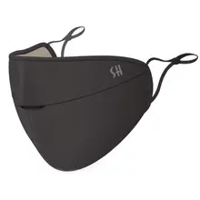 Унисекс зимний двухслойный теплый плюшевый рот маска вырез дышащий рот муфельная