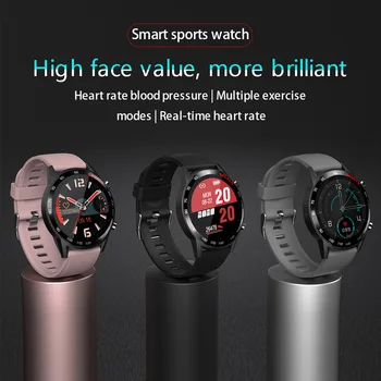 

P23 Full Touch/Round Smart Watch Men Android IOS waterproof Smartwatch Support Heart Rate Blood Pressure Monitor Fitness Tracker