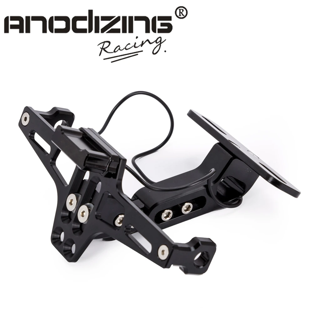 Универсальный алюминиевый угловой держатель для заднего номерного знака