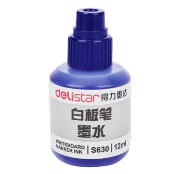 

Deli 1Pcs 12ml/Bottle Deli S630 Whiteboard Pen Ink Color Liquid 3 Ink Marker Disposable Supplement Wholesale Whiteboard Ink Y5Y1