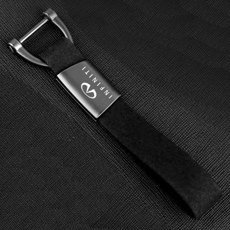 Высококачественный металлический брелок с мехом логотипом для ключей Infiniti