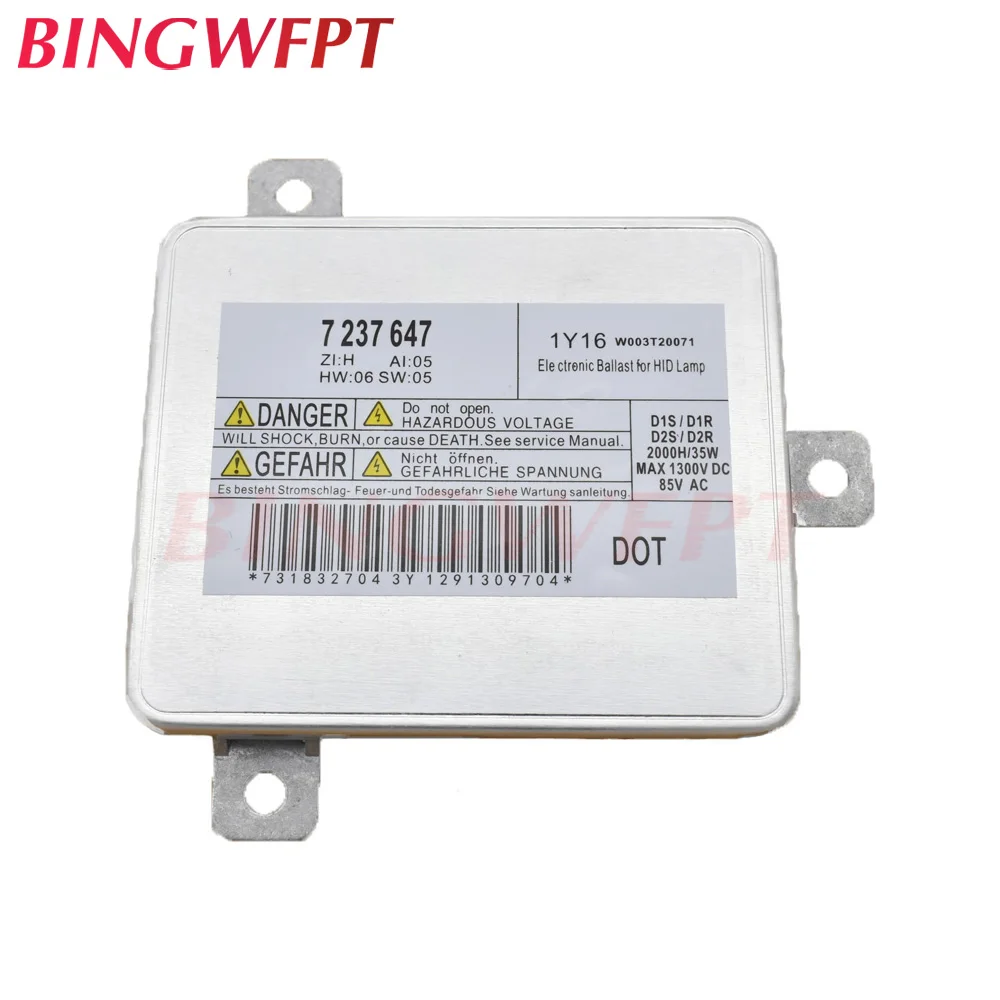 2 шт. OEM 7237647 ксенон HID балласт модуль управления с HID реветь отлично W003T20071 63127172536 63127250624